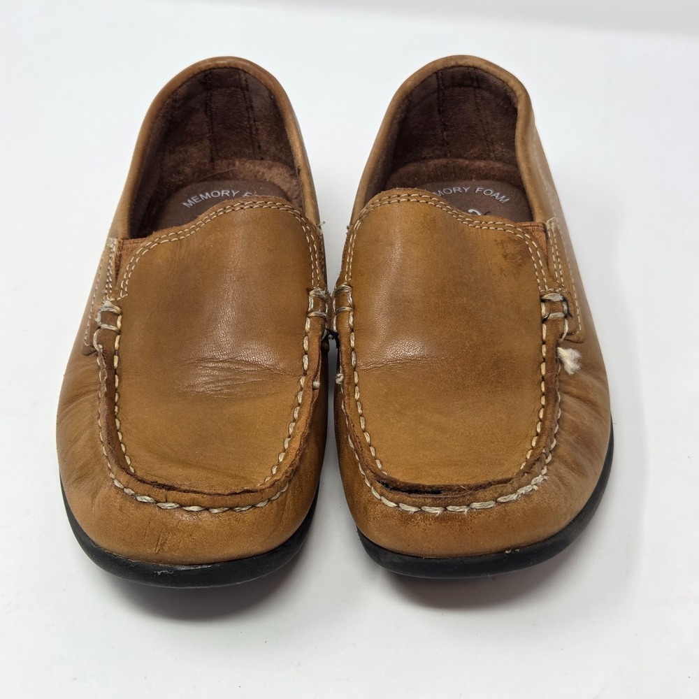 Florsheim Kids‎ Loafer Saddle Tan (Brown) Leather Boys 1.5M Memory Foam